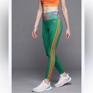 NWT Adidas x Farm Rio Leggings Sz S